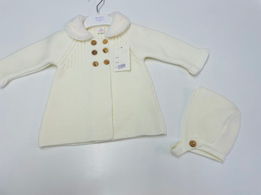 Adorable Cream Cardigan Set A3102A