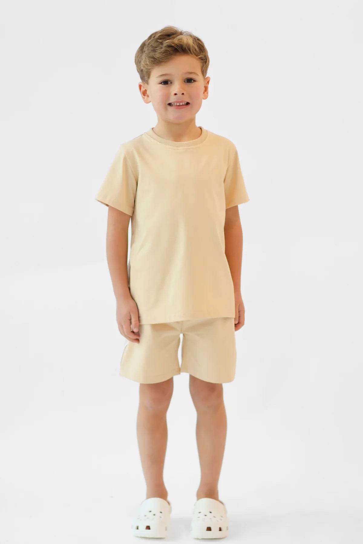 Hk Eddie Beige Short Set SS26