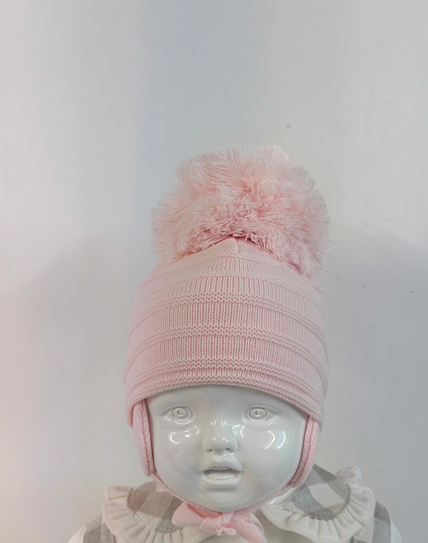 Pastel & co T-02c Pink knit pom Hat AW26