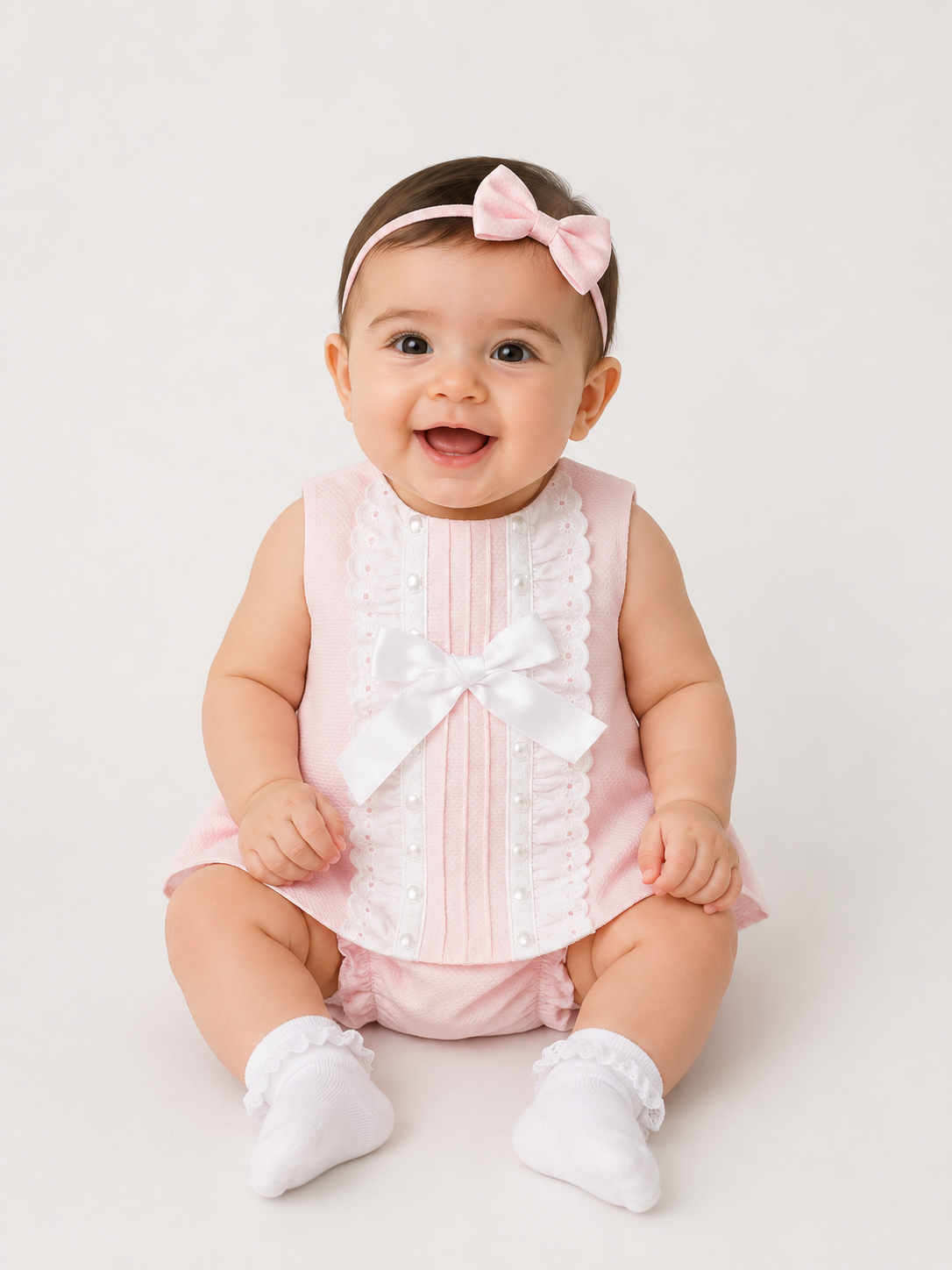 Adorable Pink Dress Set V362 SS26