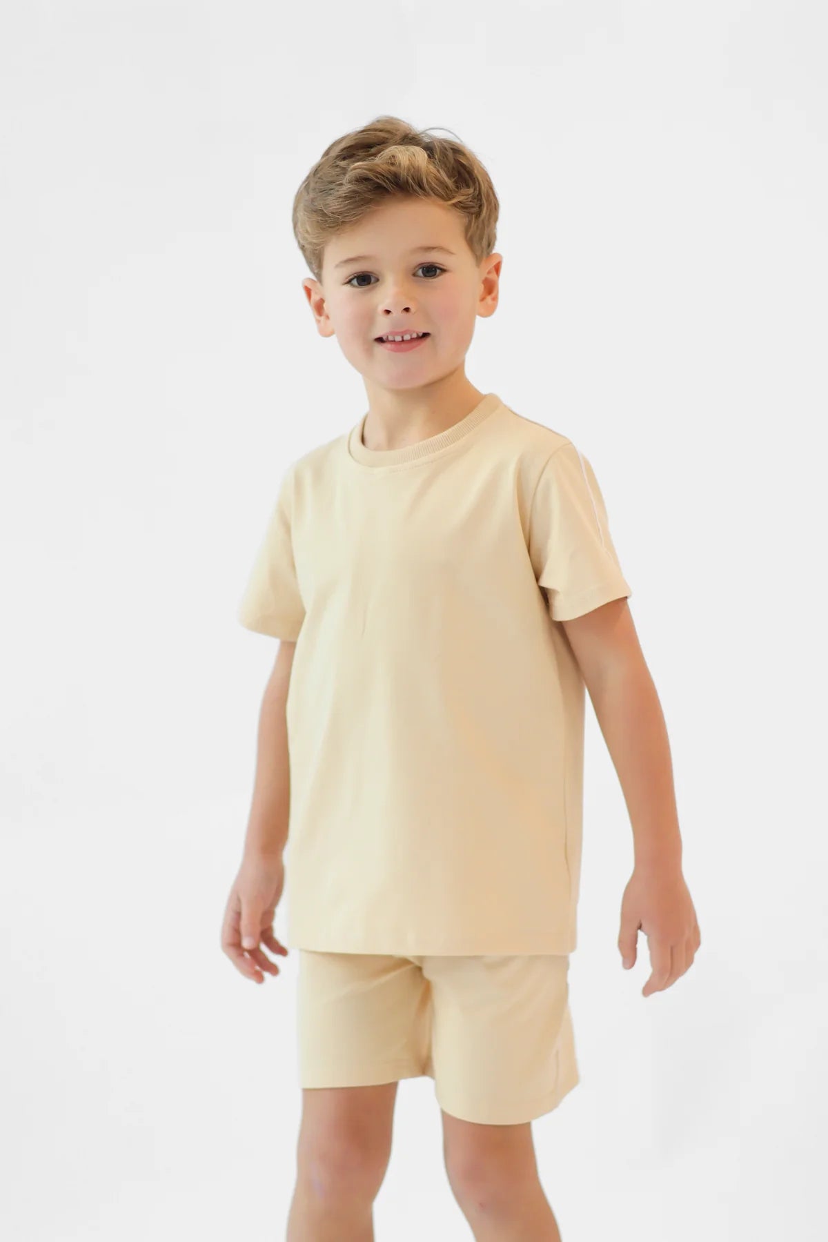 Hk Eddie Beige Short Set SS26