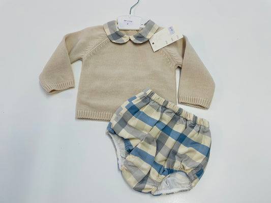 Adorable Beige Jam Pants set C7110