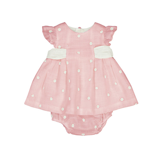 PRE ORDER Mayoral 1859 Pink Spot Dress