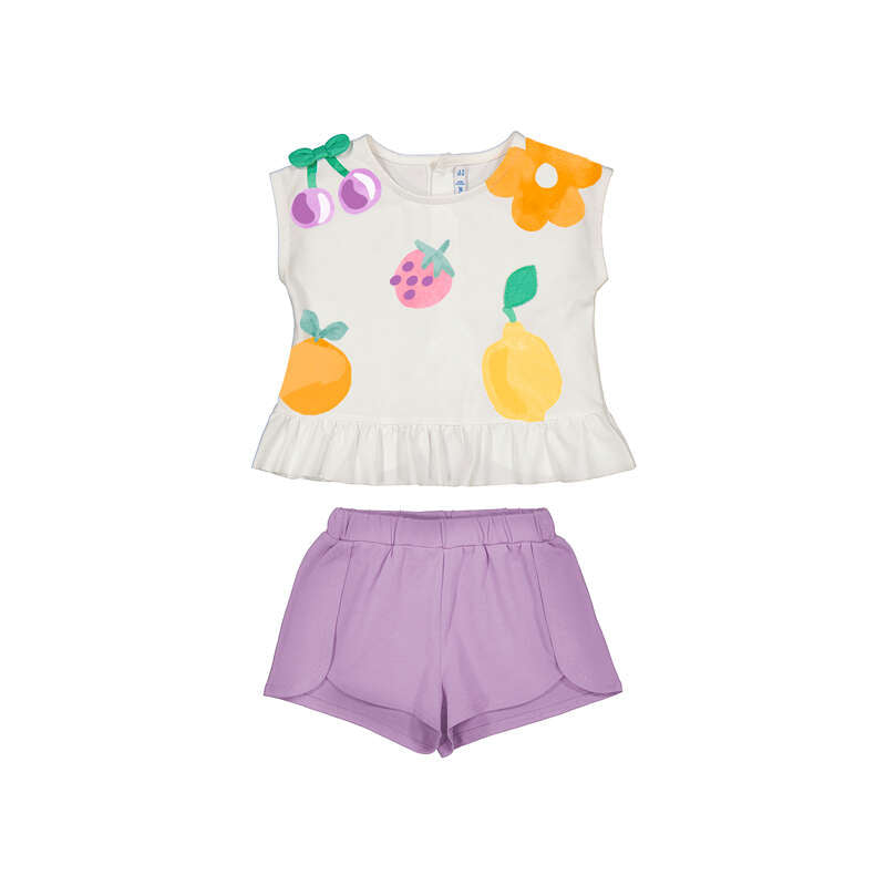 Mayoral 1209 Lilac Short Set SS26
