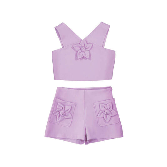 Mayoral 3948 Lilac Short Set SS26