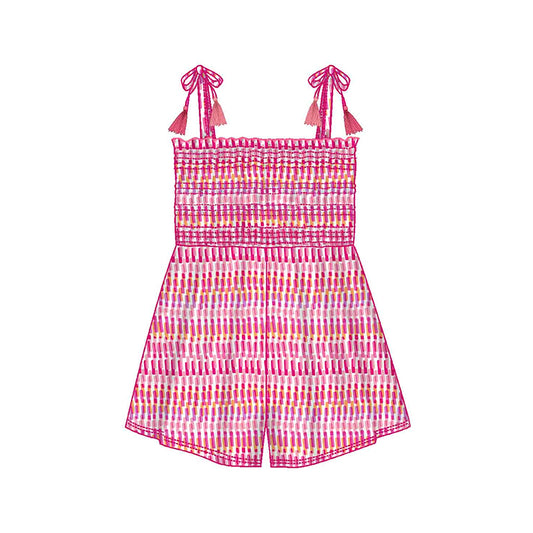 PRE ORDER Mayoral 3877 Magenta Playsuit