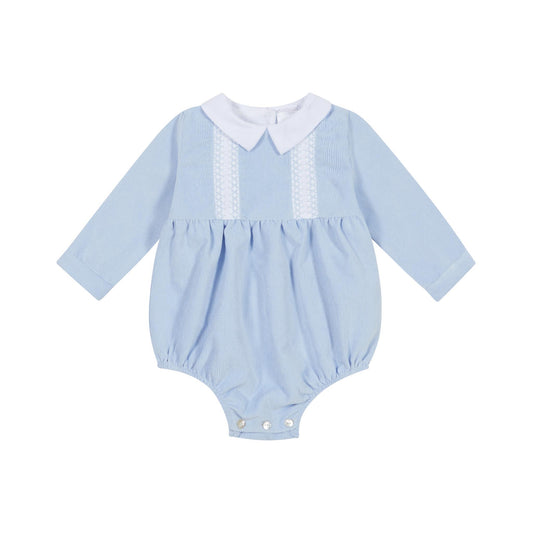 Deolinda Blue Smocked Style Romper