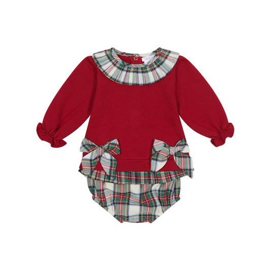 Deolinda Red Tartan Set