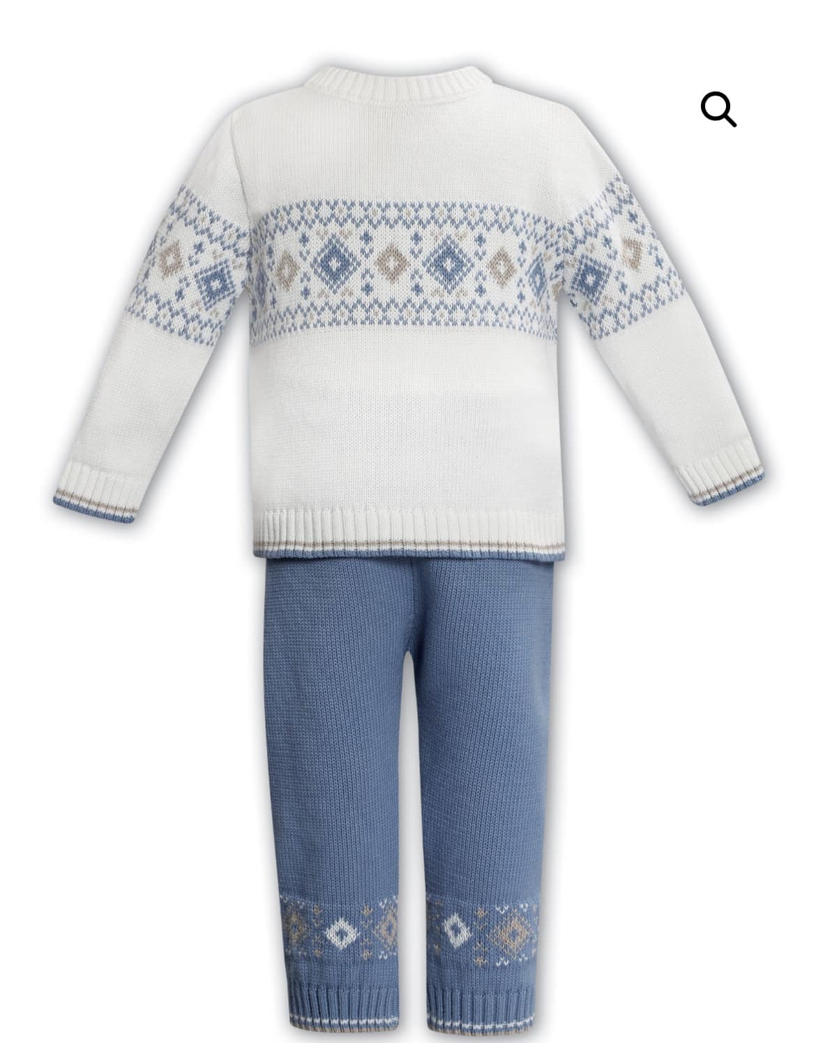 Sarah Louise Baby Boys Knit Trouser Set