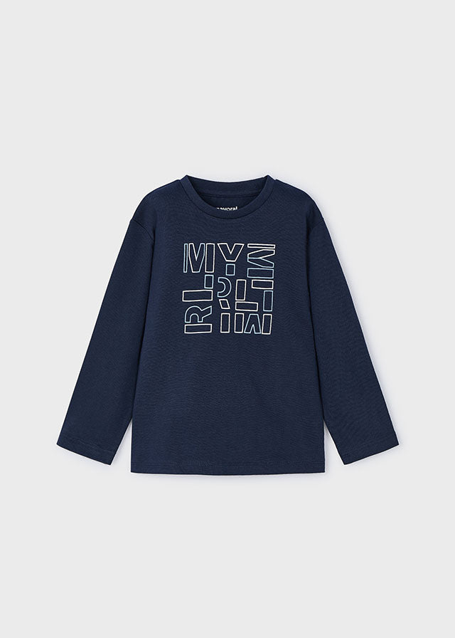 Mayoral Long Sleeve Tshirt Navy