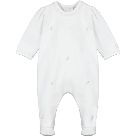 Emile et Rose White Baby Grow