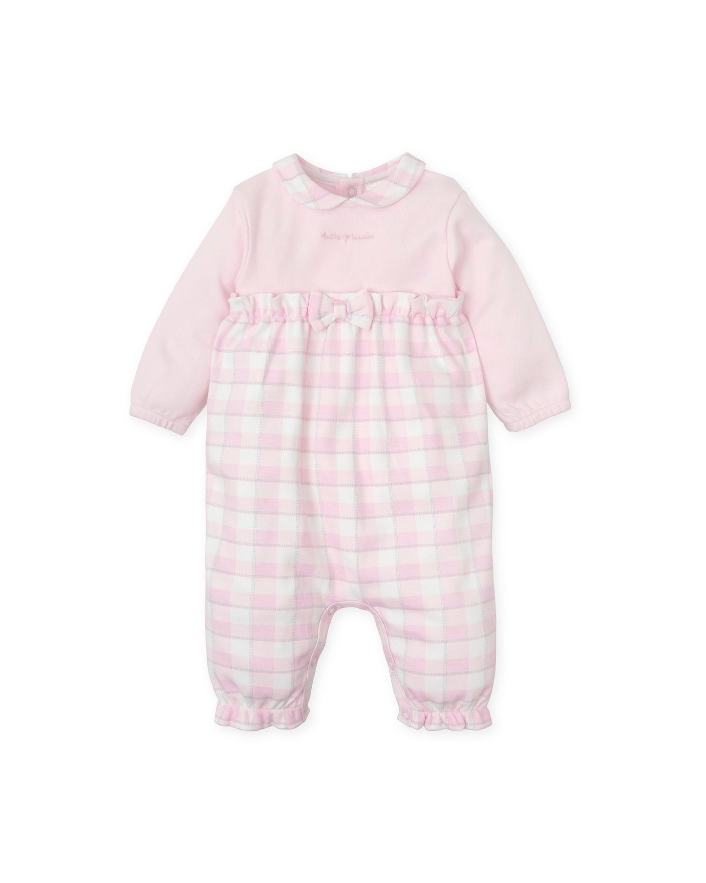 PREORDER Tutto Piccolo Pink Check Romper