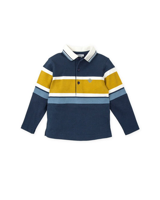 Tutto Piccolo Blue/Mustard Polo