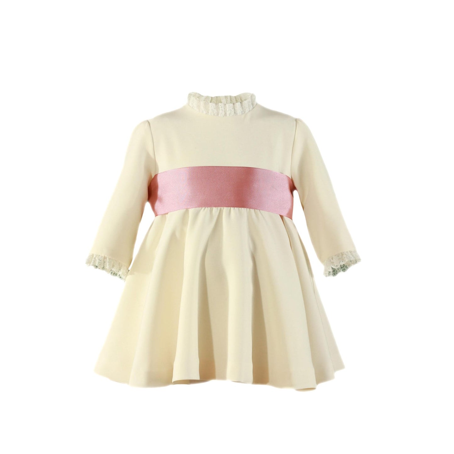 PREORDER Miranda Cream/Pink Dress