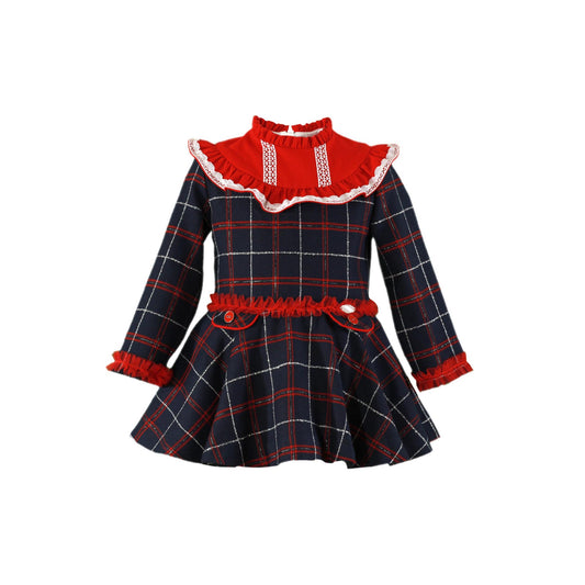 PREORDER Miranda Navy/Red Dress