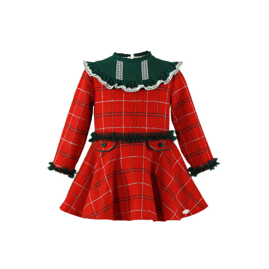 PREORDER Miranda Red/Green Dress