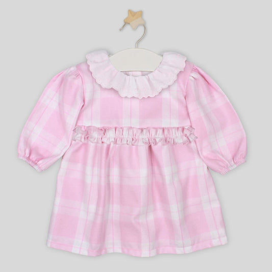 Rapife 4215 Pink checked Dress