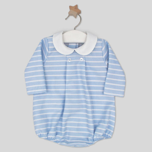 Rapife 4108 Blue Striped Romper