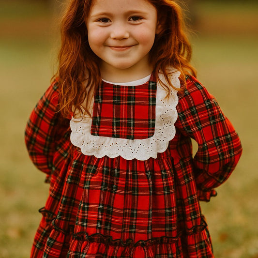 Rapife 5015 Red Tartan Dress